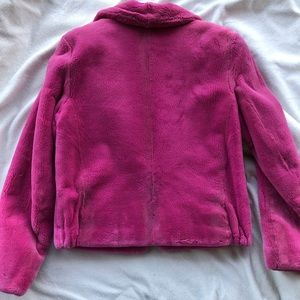 Ladies Pink Mink Jacket